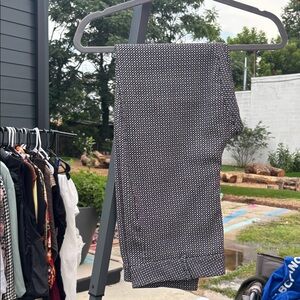 Black and White Patterned Pants